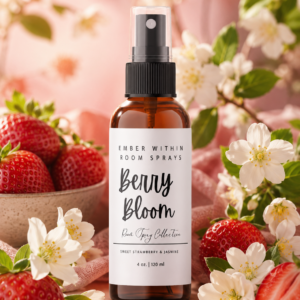 Berry Bloom Room Spray – Sweet Strawberry & Jasmine Air Freshener