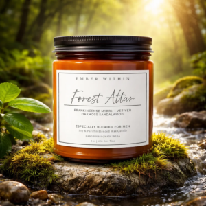 Forest Altar – Frankincense, Oakmoss & Vetiver Candle