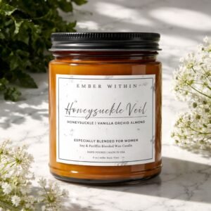 Honeysuckle Veil – Honeysuckle & Vanilla Orchid Candle
