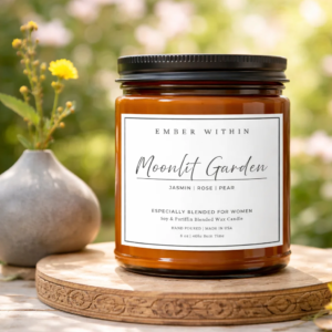 Moonlit Garden – Jasmine, Rose & Pear Candle